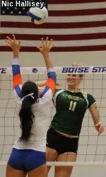 No. 7 Colorado State capped its eight-match road trip with a 3-0 win Saturday afternoon at Boise State.