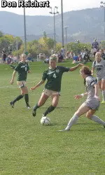 Freshman midfielder Bri Sweeney notched her first career assist vs. Nevada.