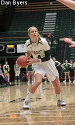 Senior forward Emilie Hesseldal tied a career high with 12 rebounds, including six offensive.