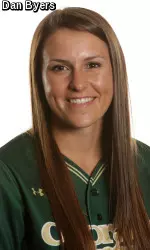 Senior Haley David had two hits on Sunday and hit .389 for the weekend.
