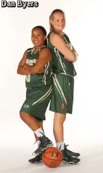 Seniors Gritt Ryder and AJ Newton