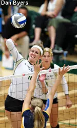 Junior Acacia Andrews gives an update on the Colorado State volleyball team as the Rams conclude the spring indoor season and gear up for a week of sand training.