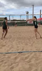 Senior Adrianna Culbert gives an update on the Colorado State volleyball team as the Rams wrapped up their spring competition season over the weekend with a sand scrimmage at New Mexico.