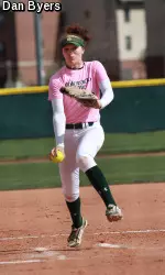 Freshman pitcher Trinity Harrington threw five innings against Boise State Sunday.
