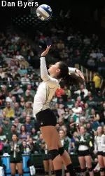 Junior Cassidy Denny gives an update on the Colorado State volleyball team as the Rams continue through its spring season.