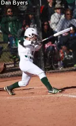 Senior Shae Rodriguez went 2-for-4 with an RBI and run scored Wednesday against Utah State.