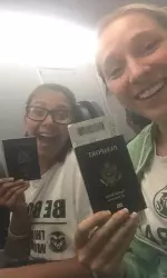 Cassidy Denny and Adrianna Culbert will be competing with the Mountain West all-star team throughout Europe over the next two weeks.