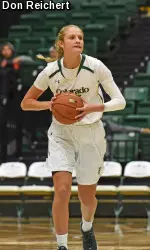 Senior forward Emilie Hesseldal scored four points in the final two minutes to give CSU the win.