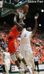 Emmanuel Omogbo had a double-double versus Wyoming