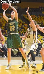 Elin Gustavsson scored 13 points and ignited the Rams with back-to-back steals in the third quarter.