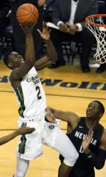 Emmanuel Omogbo had 10 points and 15 rebounds