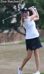 Katrina Prendergast tied for fifth in the competitive field.