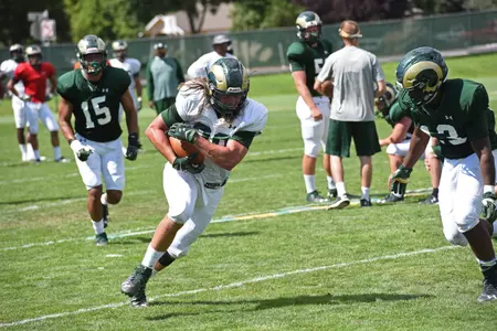Dalton Fackrell fall camp practice 8-9-16