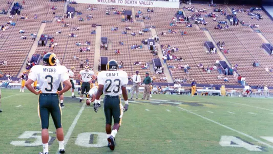 Rams Beat LSU in “The Swamp” Thanks to Brown’s 80-yard TD Run