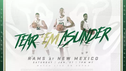 2017-18 CSU MBB - at New Mexico Graphic