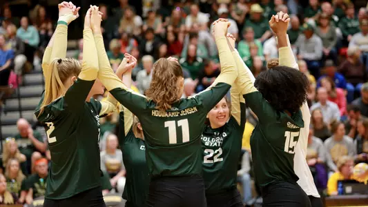 2018 Colorado State Volleyball at Wyoming, 10/2/18, Laramie, Wyo.