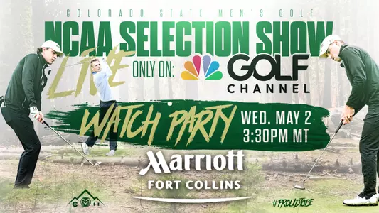 2017-18 CSU Men's Golf - Watch Party Graphic