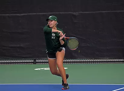 Emily Luetschwager in singles play