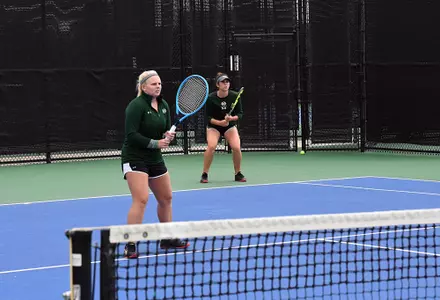 Riley Reeves and Emma Corwin in doubles