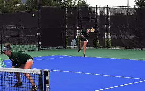 Riley Reeves and Emma Corwin in doubles