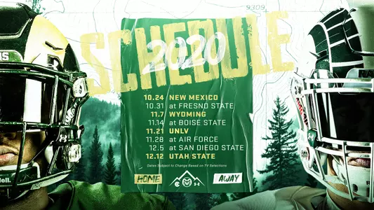 2020 Football Schedule Graphic