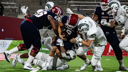 Scott Patchan sack at Fresno State 2020