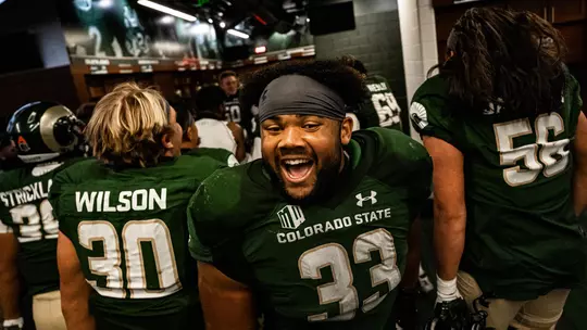 Manny Jones celebrate vs. Wyoming