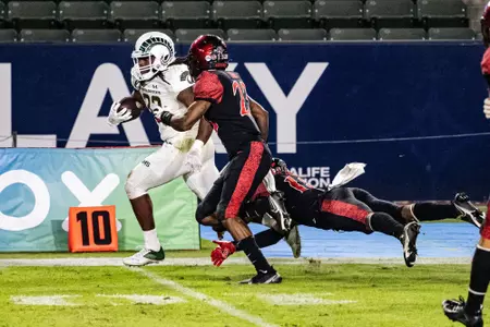 Marcus McElroy, Jr. at San Diego State 2020