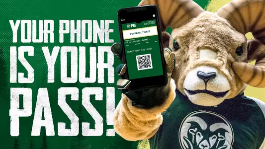 Mobile Ticket web graphic with CAM