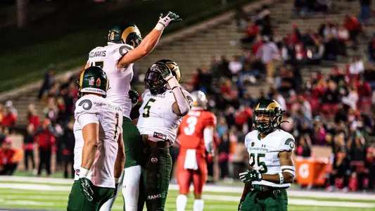 CSU Defense celebrate