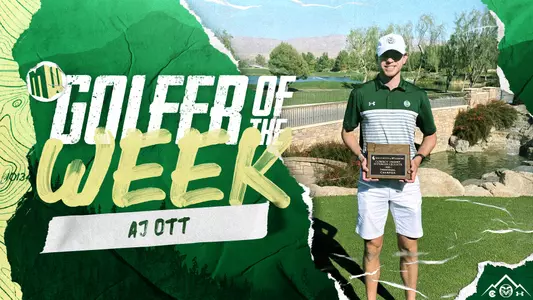 2020-21 CSU MGolf - AJ Ott - MW Golfer of the Week