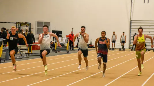 Drew Thompson and Elijah Scott running at UCCS multi