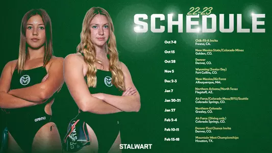 2022-23 Swim Schedule Graphic