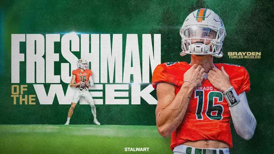 Fowler-Nicolosi Freshman of the Week
