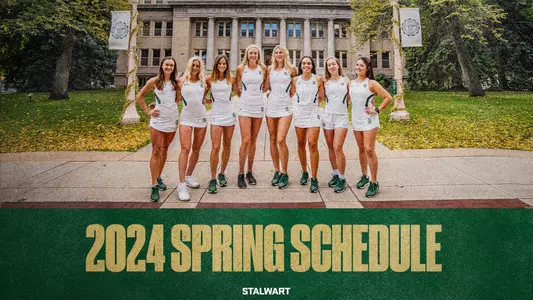 2024 Spring Tennis Schedule Graphic