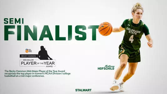 Becky Hammon Mid-Major Player of the Year Semifinalist Hofschild