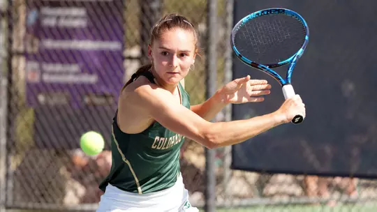 28 APR 2022: Colorado State takes on San José State during the 2022 Mountain West Women’s Tennis Championship is held at the El Conquistador Tennis Center in Oro Valley, AZ. (Ethan Mito/NCAA Photos)