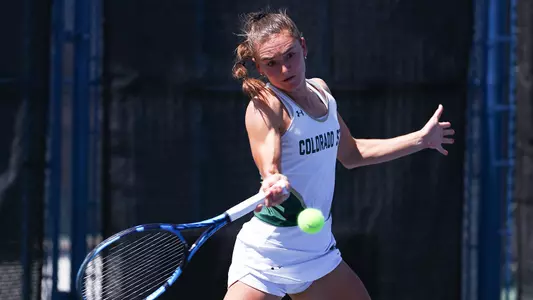 27 APR 2023: The 2023 Mountain West Women’s Tennis Championship is held at the Darling Tennis Center in Las Vegas, NV. (Grace Bradley/NCAA Photos)
