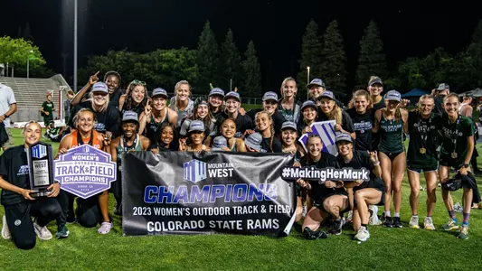 CSU Women 2023 Outdoor Mountain West Champions