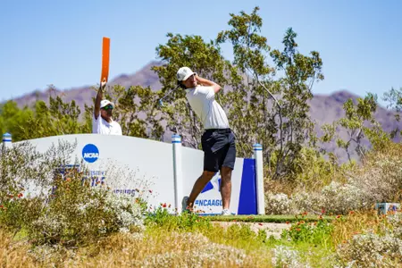 Christoph Bleier at the 2023 NCAA Men's Golf Championships (Day 2)