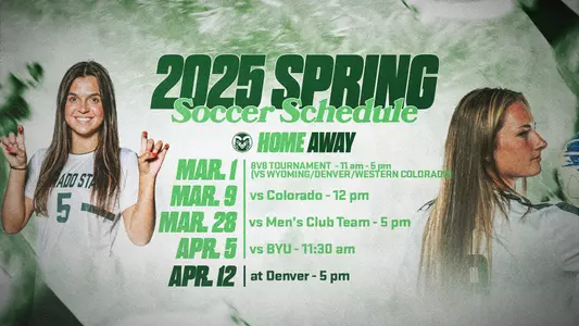 2025 Spring Soccer Schedule