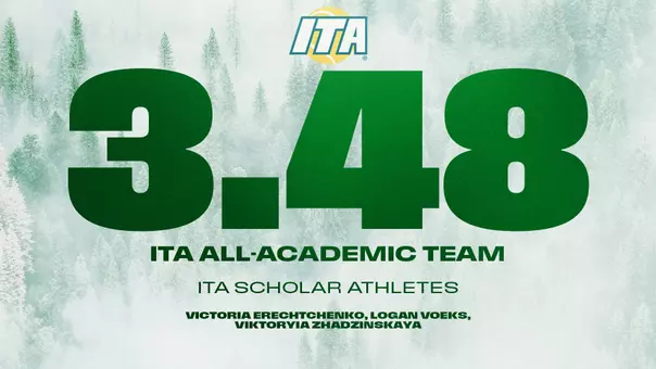 Tennis ITA Academics graphic