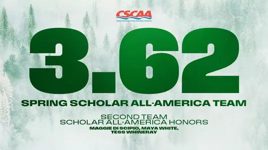 CSCAA Scholar honors graphic