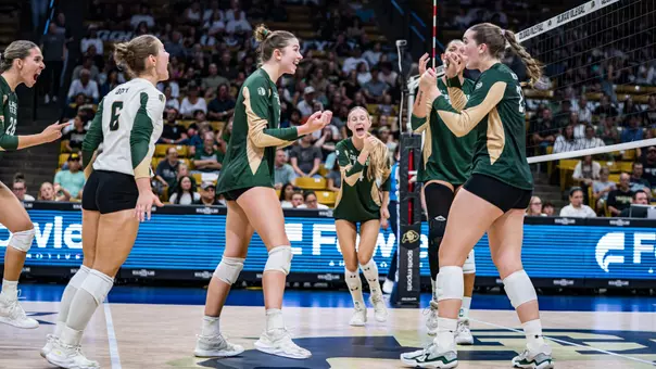 CSU Volleyball over CU