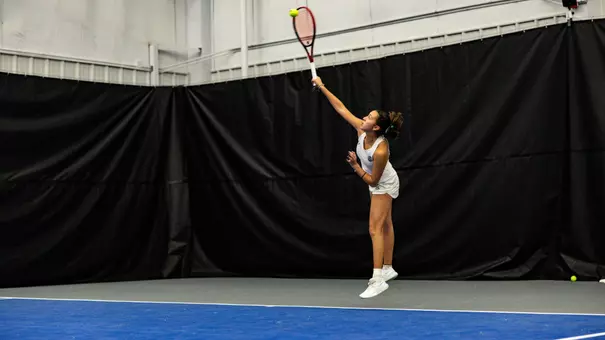 CSU Tennis’ Dual-Match Win Echoes Team Spirit