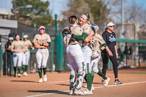 Hugging after victory