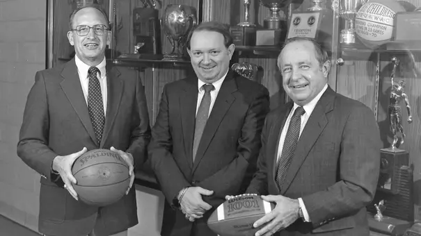 Oval Jaynes, Earle Bruce, Bud Grant