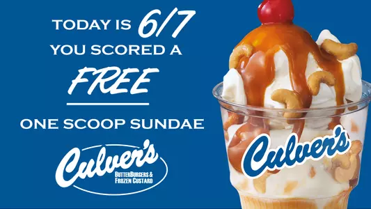 Culver's 6/7 Sunday
