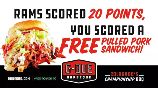 G-Que BBQ Free Sandwich