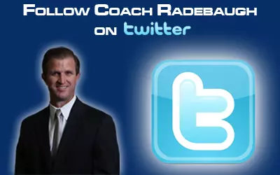 Follow Coach Barclay Radebaugh on Twitter Image
